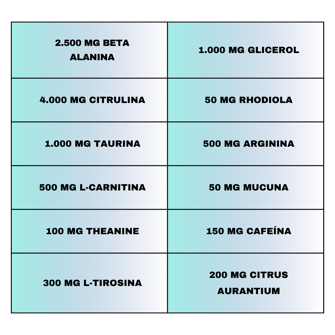 PRÉ-TREINO QAP TOTAL - Sabor Frutas Vermelhas - 300G