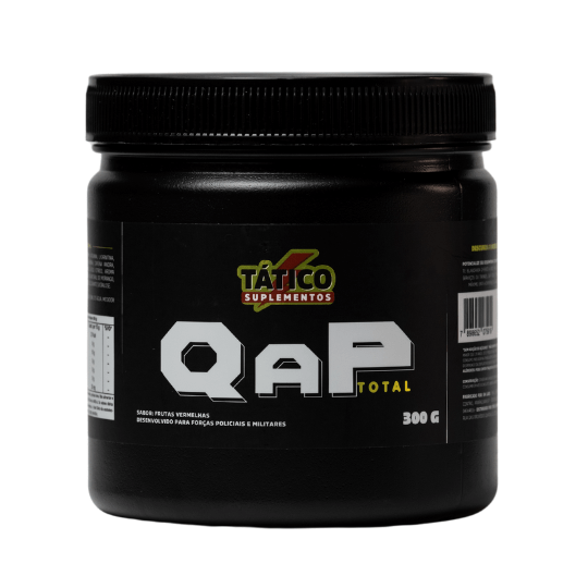 PRÉ-TREINO QAP TOTAL - Sabor Frutas Vermelhas - 300G